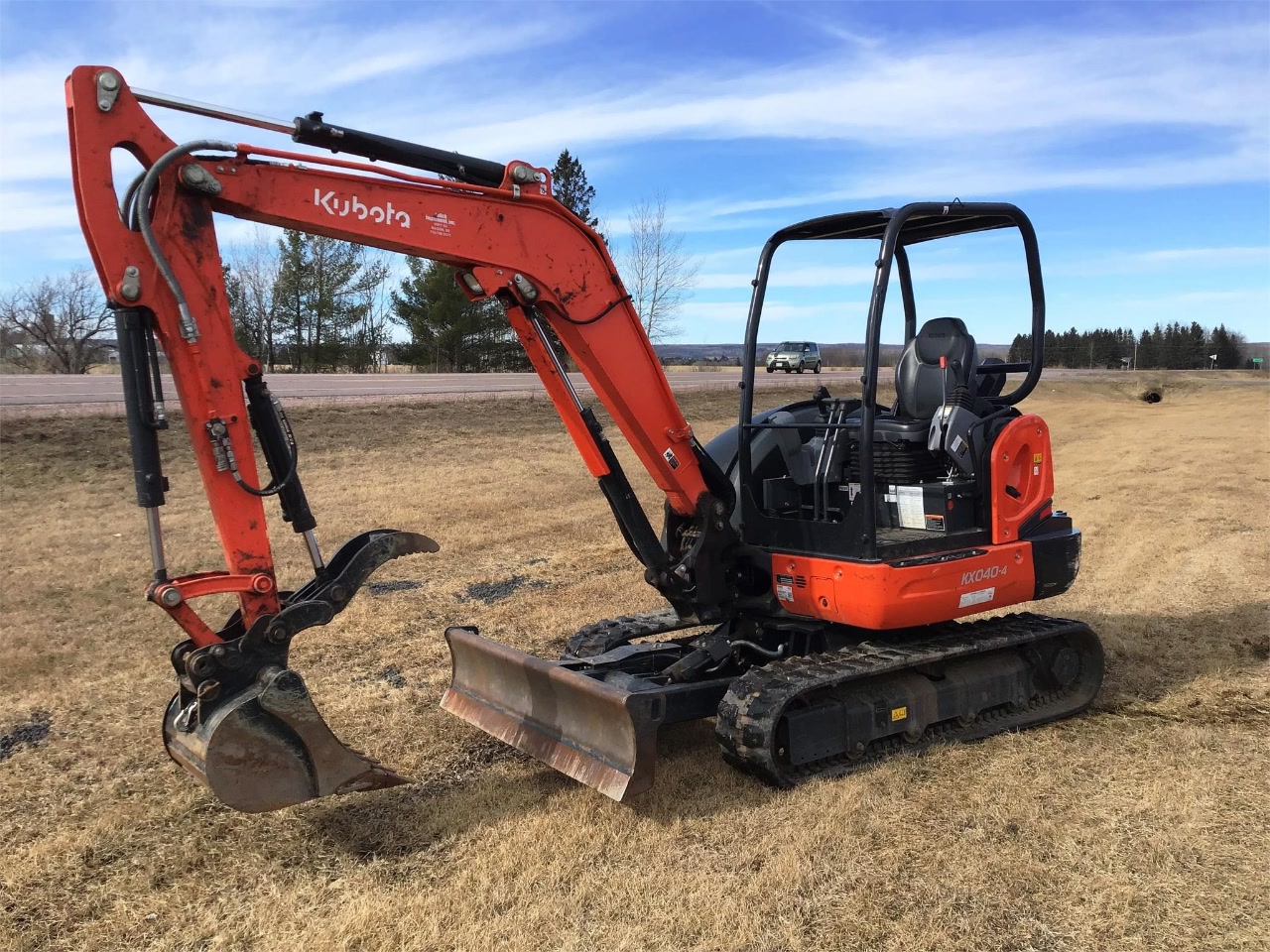 2022 Kubota KX040-4 Mini Excavator – 42 HP